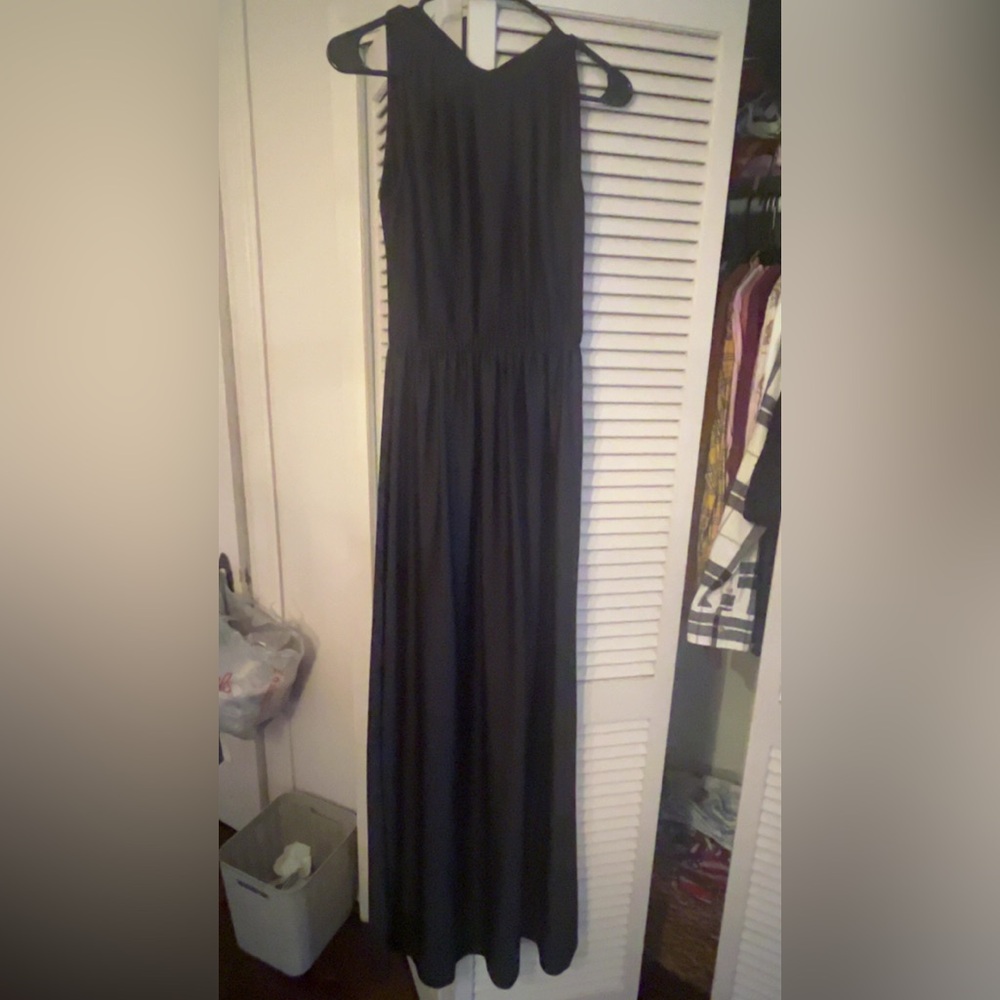 Women’s size small black floor length ball gown